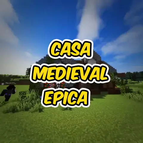 Construindo casa medieval no Minecraft!! Tutorial completo no meu cana