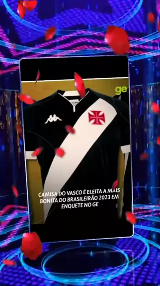 Camisa do Vasco é eleita a mais bonita do Brasileirão 2023 em