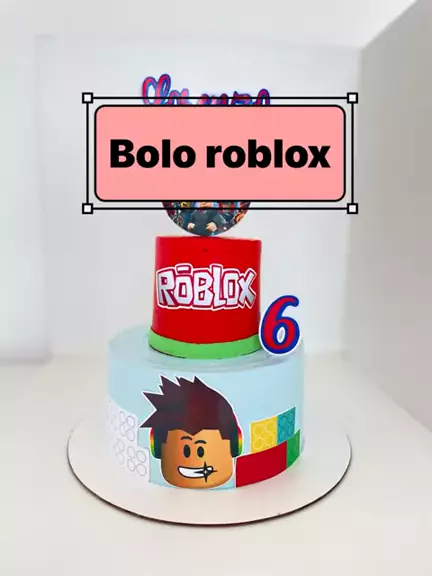 Bolo Tema Roblox  Cachepô 