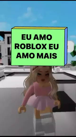 página: eu amo roblox por causa disso