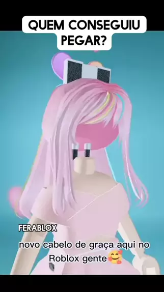 COMO PEGAR O NOVO CABELO GRÁTIS DO ROBLOX 2023! 😍 