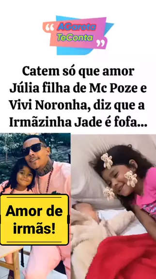 A J Lia Filha Do Mc Poze Do Rodo E Da Vivi Noronha Est Apaixonada Pela