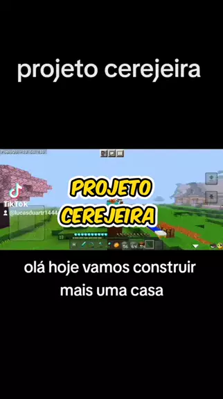 minecraft casa cerejeira