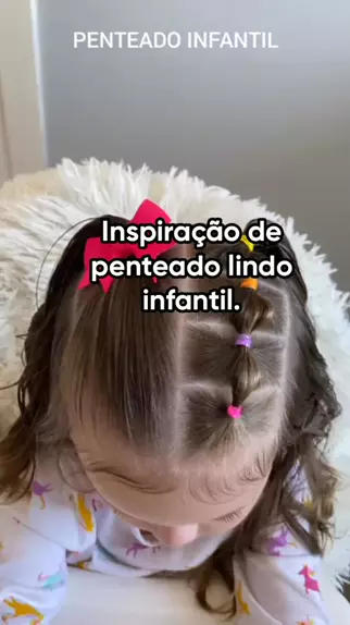 penteado infantil meninapra formatura do abc