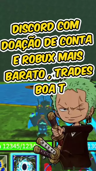 Grupo de WhatsApp DOAÇÃO DE CONTAS ROBLOX🎉