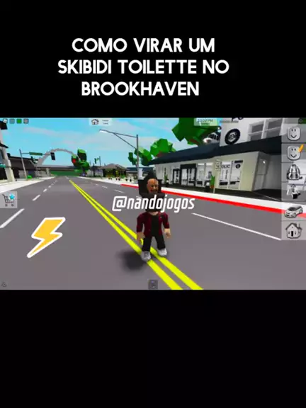 Eu Criei o SKIBIDI TOILET no Brookhaven RP 