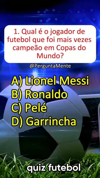 Quiz de futebol(fácil)