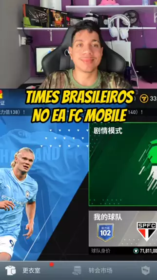 Times brasileiros e champions League no novo ea fc mobile 