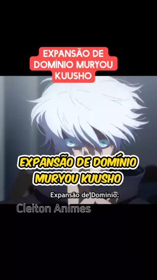 SATORU GOJO- EXPANSÃO DE DOMÍNIO: MURYOU KUUSHO! Jujutsu kaisen 09 EDIT 