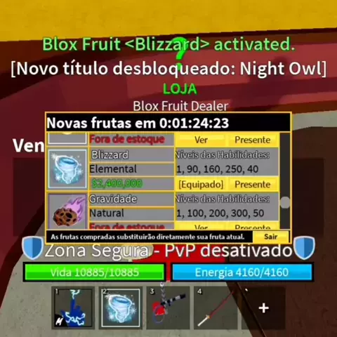 MELHOR FRUTA PRA FARM NO BLOX FRUITS!?!? (BLIZZARD) 