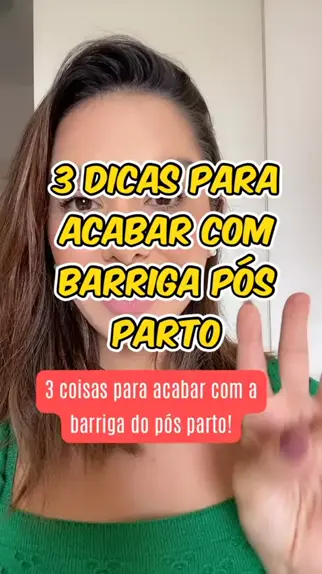 barriga avental pós-parto