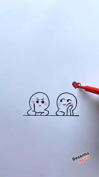 Desenhos fofos, Draw , Desenhos fáceis, Desenho Agora #desenho #cute #