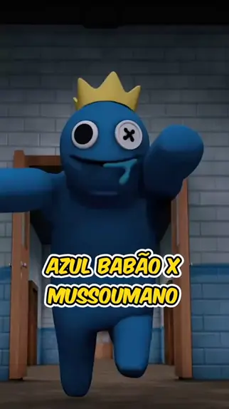 Mussoumano - Azul Babão do Roblox (Rainbow Friends) Vs. Mussoumano