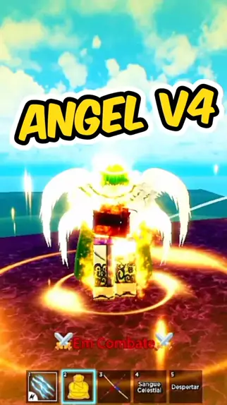 PVP with Angel V4 be like (Blox Fruits) 