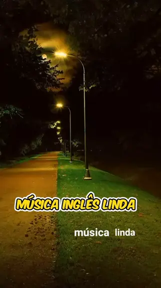 Como se diz em inglês música linda?