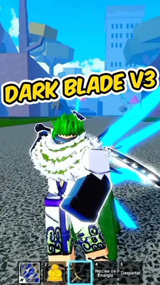 A DARK BLADE DE GRAÇA NO BLOX FRUITS FINALMENTE !! 