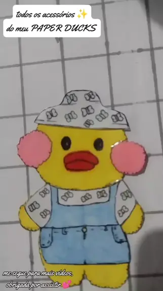 paper duck roupa imprimir celular｜TikTok Search