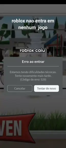 ROBLOX CAIU DENOVO? 