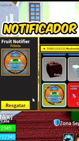 ESSE CODIGO VAI TE DAR UM NOTIFICADOR DE FRUTAS NO BLOX FRUITS