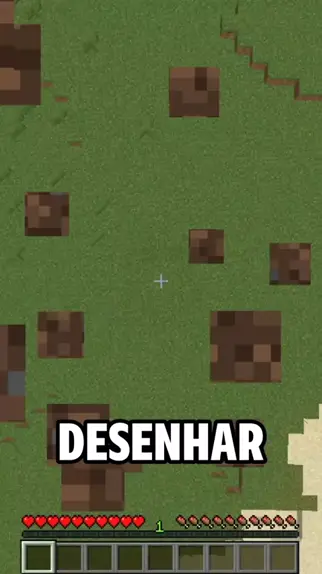 O QUE EU DESENHAR APARECE NO MINECRAFT 