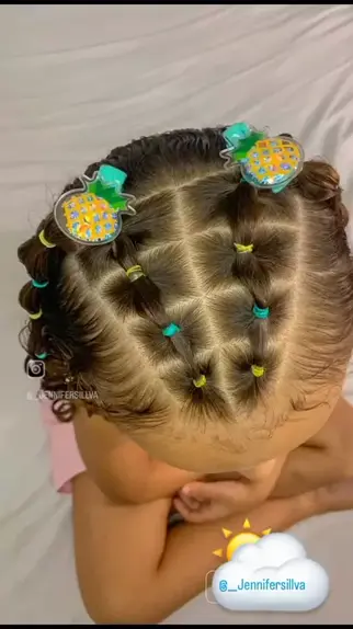 penteados infantil pra formatura fácil de fazer