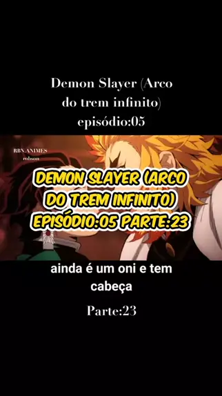 oni do trem demon slayer