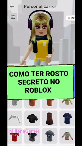 como faz o rosto se mexer no roblox