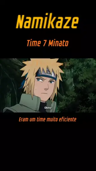 Desenho do Time Minato e Time 7