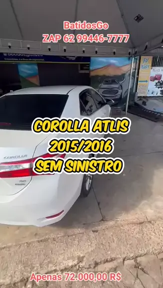 valor corolla 2016