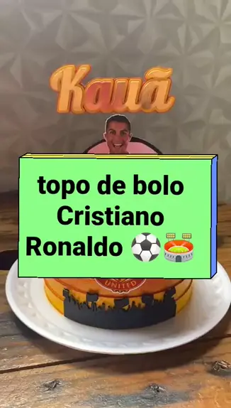 Topo de Bolo CR7