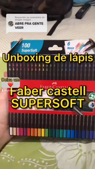 Lápis de Cor SuperSoft 72 Cores - Faber-Castell - Schuster.com.br LTDA