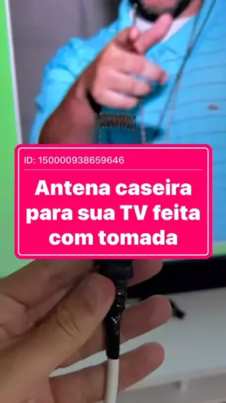 Antena Caseira Para Sua TV Feita Tomada CrieSeuLegado