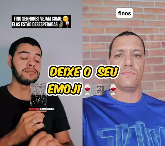 Qual é o significado do meme 'fino señores', dos emojis 🗿🍷?