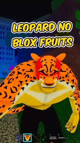 NOVA FRUTA DO LEOPARDO NO BLOX FRUIT JOGO DE ONE PIECE NO ROBLOX