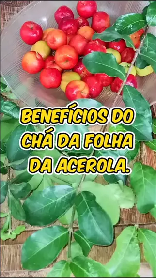 ch de folha de acerola para que serve Discover