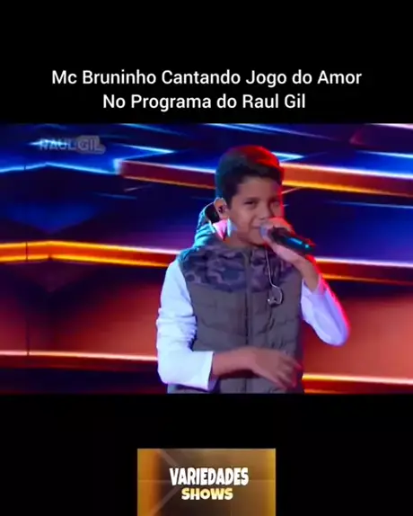 MC BRUNINHO cantou o sucesso Jogo do amor