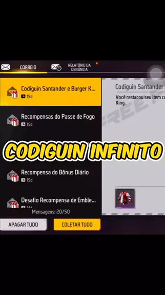 codiginhos do ff infinito