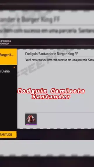 Jaqueta Santander Free Fire: Como pegar o item da nova parceria?