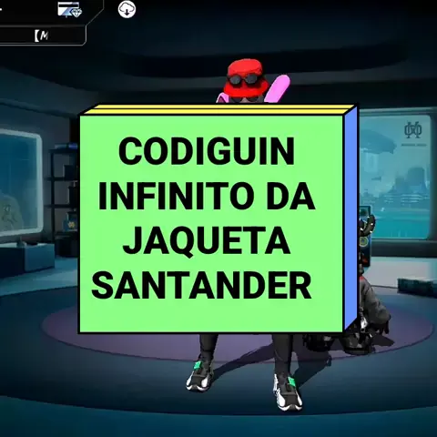 CODIGUIN INFINITO da JAQUETA SANTANDER no Free Fire pegue o seu