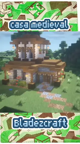 idéias de casa medieval para o seu Minecraft #minecraft #tutorial