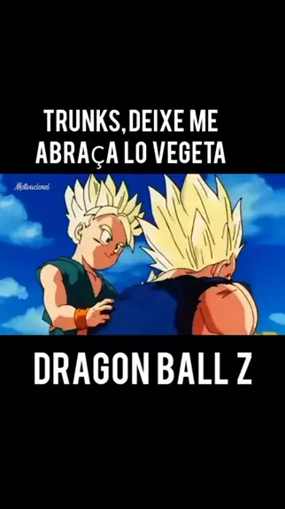 Vegeta descobrindo que Trunks do futuro é seu filho. #dragonballz