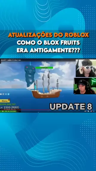 BLOX FRUITS ANTIGAMENTE VS ATUALMENTE! 