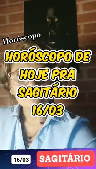 Sagitário Horóscopo de Hoje