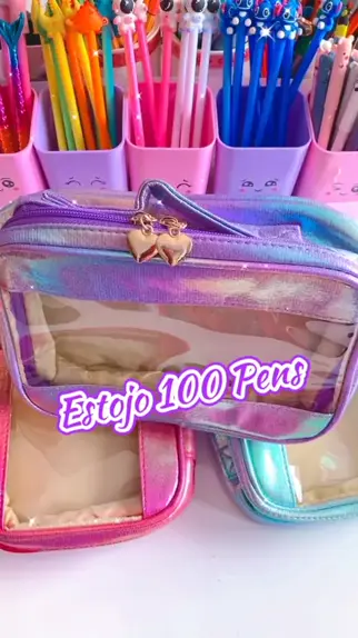 estojo 100 pens panda