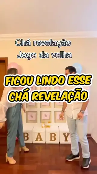 cha revelação jogo da velha