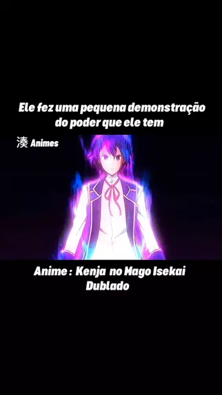 nome do anime kenja no mago