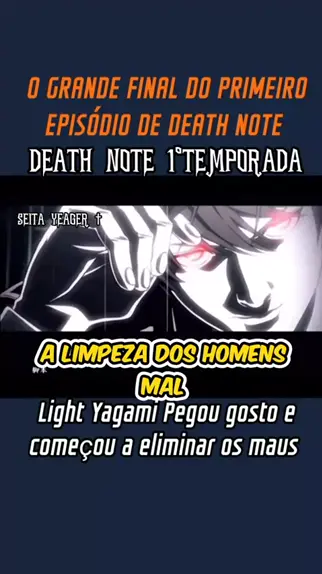 Death Note Abertura Tradução Português - BR #deathnote #lightyagami #l