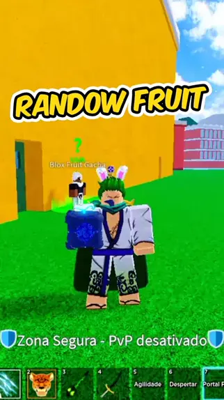 PEGUEI UMA DAS MELHORES FRUTAS LOGIA - BLOX FRUITS 