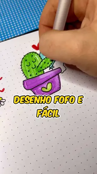 desenho fofo e facil