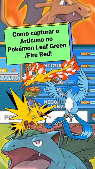 Como capturar o Articuno no Pokémon Leaf Green /Fire Red! #pokemon